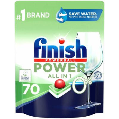 Finish Powerball 0 % tablety do myčky nádobí 70 ks 1120 g – Zbozi.Blesk.cz