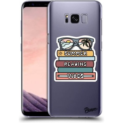 Pouzdro Picasee silikonové Samsung Galaxy S8+ G955F - Summer reading vibes čiré – Sleviste.cz