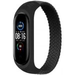 Vázaný nylon - Mi Band 3/4/5/6 náhradní náramek Barva VN pásku: Černá MBSCZ-MB005 – Zboží Živě
