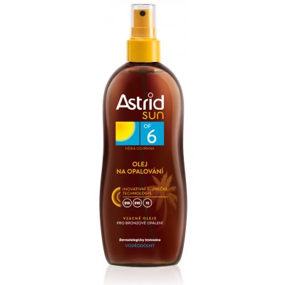 Astrid Sun OF6 olej na opalování ve spreji, 200 ml – Zbozi.Blesk.cz