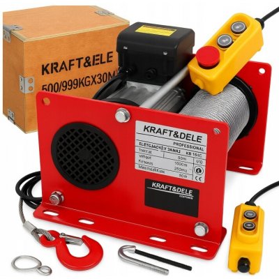 Elektrický stavební naviják 500/999kg KD1649 KRAFT&DELE | Zboží Auto
