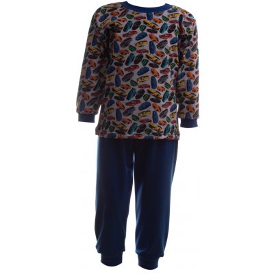 Dětské pyžamo Auta P01007 modré