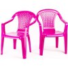 Dětský stoleček s židličkou Ipae sada 2 židličky růžové