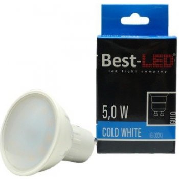 Best-Led žárovka GU10, 240V, 5W, 450lm-470lm, 5500K