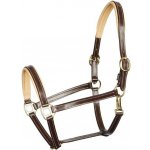 HARRY'S HORSE Kožená ohlávka Elegance hnědá – Zboží Dáma