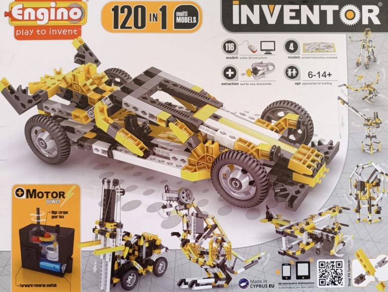 Engino 12030 Inventor 120 Models Motorized Set