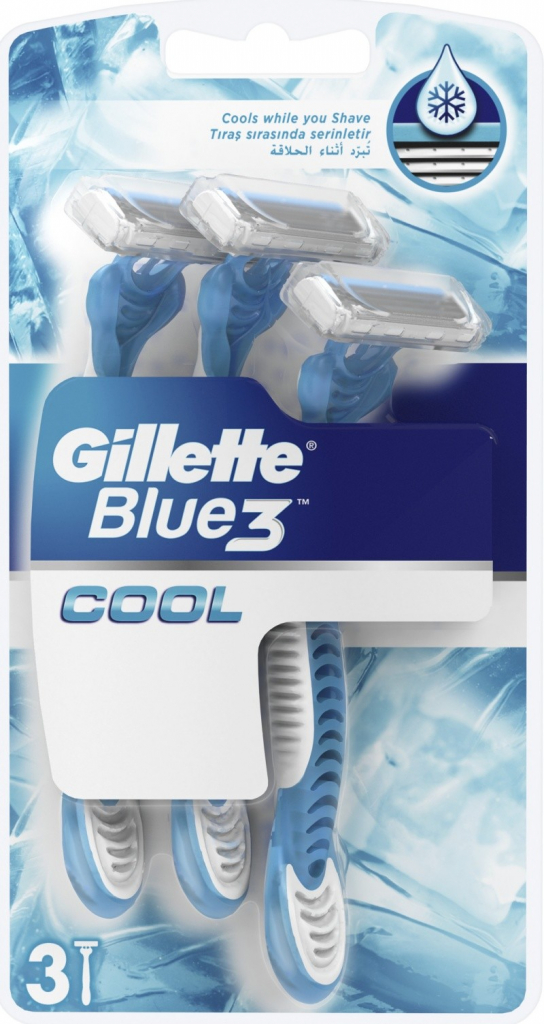 Gillette Blue3 Cool 3 ks