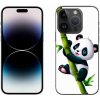 Pouzdro a kryt na mobilní telefon Apple mmCase Gelové iPhone 14 Pro - panda na bambusu