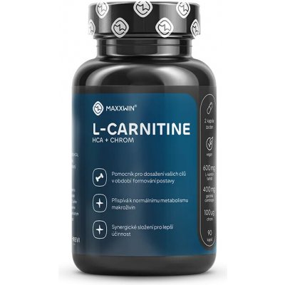 MaxxWin L-Carnitine HCA chrom 90 kapslí – Hledejceny.cz