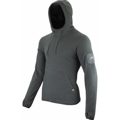 Viper mikina klokanka s kapucí FLEECE Titanium šedá