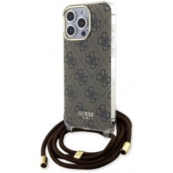 Guess IML 4G Printed Crossbody iPhone 15 Pro Max černé