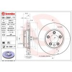 Brzdový kotouč BREMBO 09.C881.11 – Zbozi.Blesk.cz