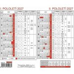 Plánovací karta 18cm x 15cm BKA0-27 2027 – Zboží Dáma