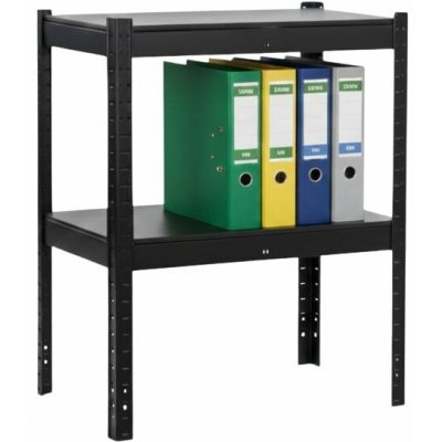 Mamutex Standard Regál 800 x 600 x 400 mm 2 police černý – Sleviste.cz