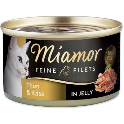 Miamor Cat Filet tuňák & sýr jelly 100 g