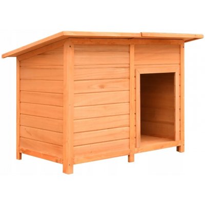 VidaXL Bouda pro psa borovicové a jedlové dřevo 120 x 77 x 86 cm – HobbyKompas.cz