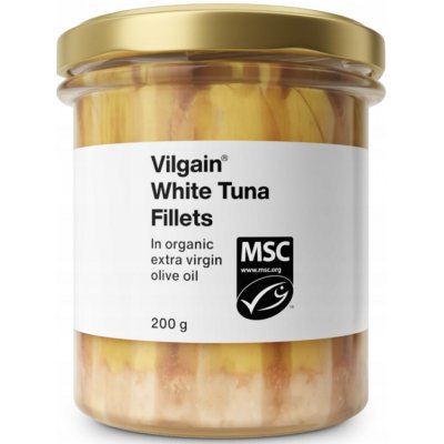 Vilgain Makrela filety v bio extra panenském olivovém oleji 190 g – Sleviste.cz