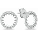 Brilio Silver náušnice EA1058W – Zboží Mobilmania