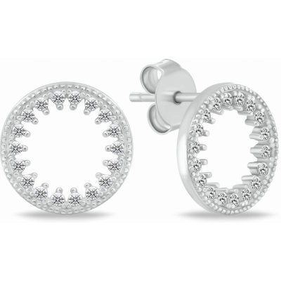 Brilio Silver náušnice EA1058W – Zboží Mobilmania