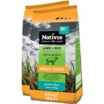 Nativia Adult Maxi Lamb & Rice 2 x 15 kg – Hledejceny.cz