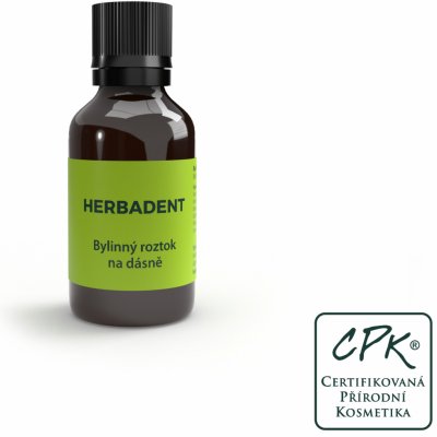 HERBADENT Bylinný roztok na dásně 25 ml – Zboží Dáma HERBADENT Bylinný roztok na dásně 25 ml – Zboží Dáma