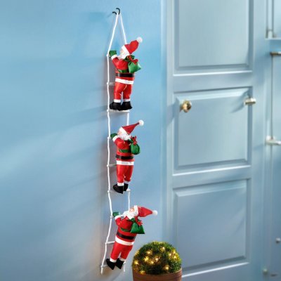 Die moderne Hausfrau Dekorace Santa Claus, trio š 12 × v 93 cm – Hledejceny.cz