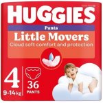 Huggies Little Movers Pants 4 36 ks – Sleviste.cz
