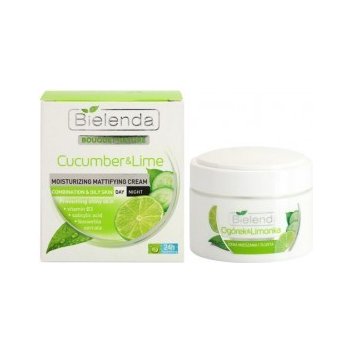 Bielenda Cucumber & Lime hydratační matující krém pro smíšenou a mastnou pleť 50 ml