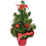 Dommio Stromeček zdobený červený 30 cm – Hledejceny.cz