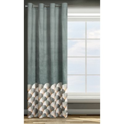 ZÁVĚS DESIGN91 GINA 140X250 CM ŠEDÁ OCELOVÁ – Hledejceny.cz