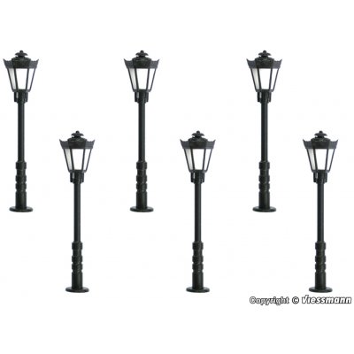 Viessmann N Parková lucerna (5+1 ks), 33 mm 64706