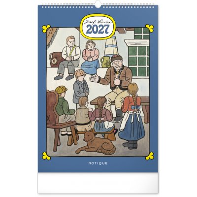 NOTIQUE nástěnný Josef Lada 33 × 46 cm 2027 – Zboží Dáma