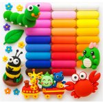 Kruzzel 21656 Magická pěnová plastelína 48 x 10g – Sleviste.cz