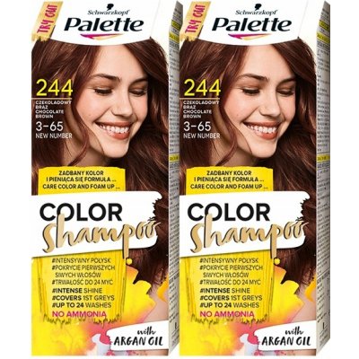 Palette Šampony na vlasy hnědé odstíny - Čokoládově hnědá – Zboží Dáma
