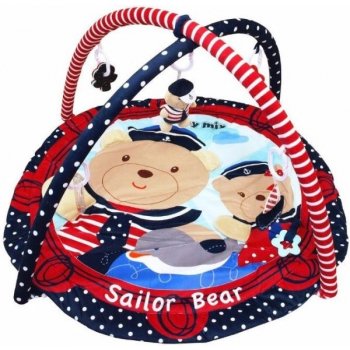 Baby Mix Hrací deka medvídci námořníci