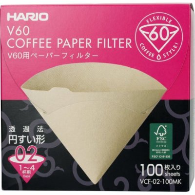 HARIO Misarashi V60-02 100 ks hnědé – Zboží Dáma