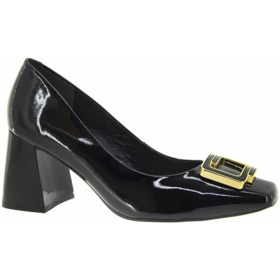 EPICA Dámské černé kožené lodičky OE11401 715 757 01 L BS 245 – Zboží Dáma