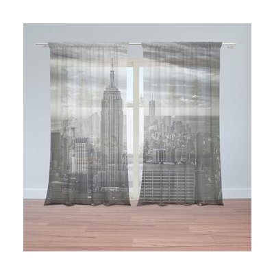 Sablio Záclony Manhattan: 2ks 150x250cm – Hledejceny.cz