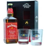 Jack Daniel's Fire 35% 0,7 l (dárkové balení 2 sklenice) – Hledejceny.cz