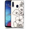 Pouzdro a kryt na mobilní telefon Samsung Pouzdro ACOVER Samsung Galaxy A20e A202F s motivem Flower