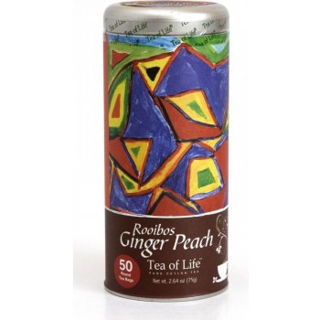 Tea of Life Rooibos Ginger Peach Pop Art Collection 50 s.