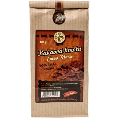 Čokoládovna Troubelice Kakaová hmota Hmotnost: 200 g – Sleviste.cz