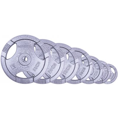inSPORTline Hamerton Sada ocelových kotoučů 1,25-25 kg 30mm – Zboží Dáma
