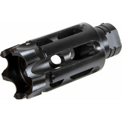 5KU Ocelový velký kompenzátor BreacherBrake černý 14mm levotočivý – Zboží Dáma