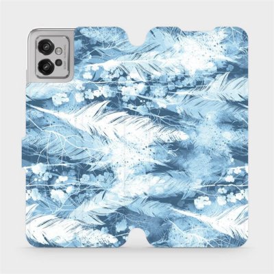 Mobiwear Motorola Moto G32 - M058S Světle modrá horizontální pírka – Zboží Živě