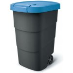 Prosperplast Wheeler 95L s kolečky a víkem velký univerzální plastový modrý – Sleviste.cz