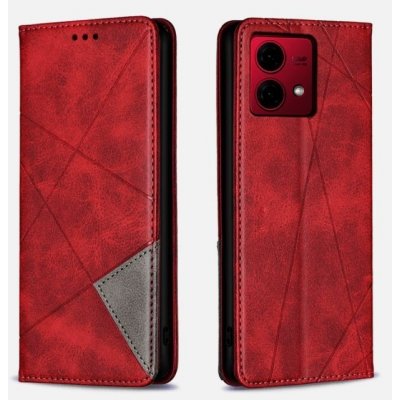 TT-TopTechnology Kožené Motorola Moto G84 5G červené – Sleviste.cz