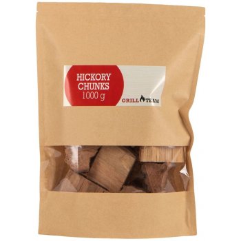 GrillTeam Dřevěné špalíky hickory, 1 kg