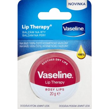 Vaseline Lip Therapy balzám na rty Rose and Almond Oil 20 g