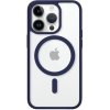 Pouzdro a kryt na mobilní telefon Pouzdro Appleking ochranné transparentní s MagSafe iPhone 14 Pro - tmavě modré